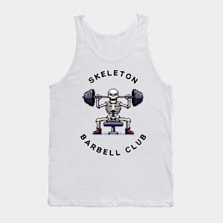 Skeleton Barbell Club Tank Top